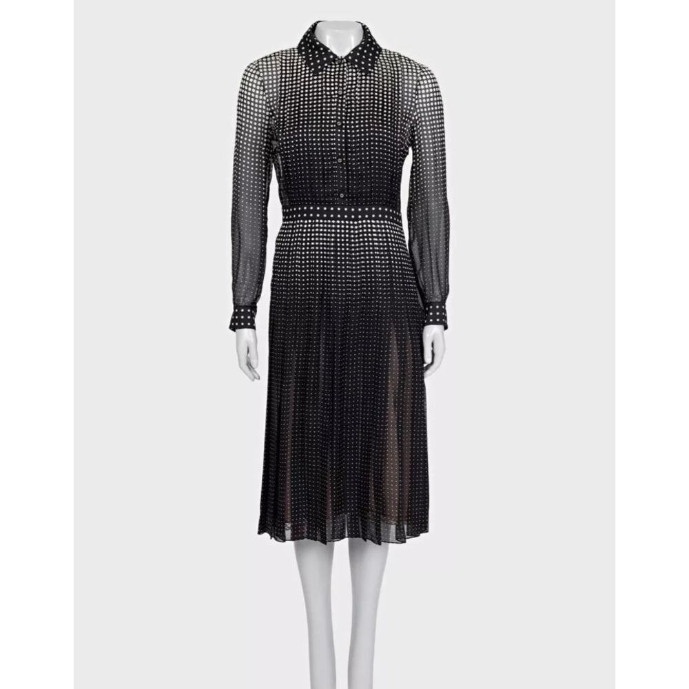 NWT Gucci 2024 Black Silk Fitted Dress - IT40/S